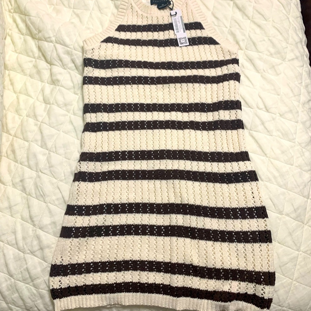 NWT Sanctuary Mini Crochet Dress